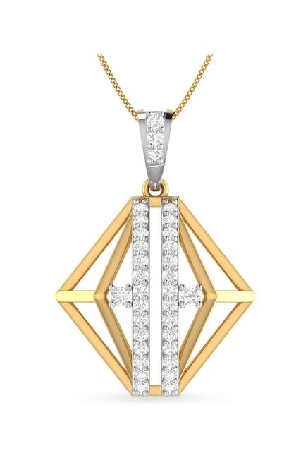 pc jeweller ambreen 22 kt gold pendant without chain