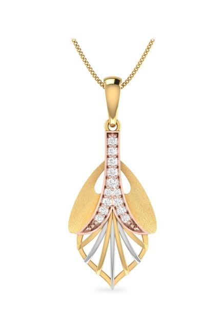 pc jeweller cowen 22 kt gold pendant without chain