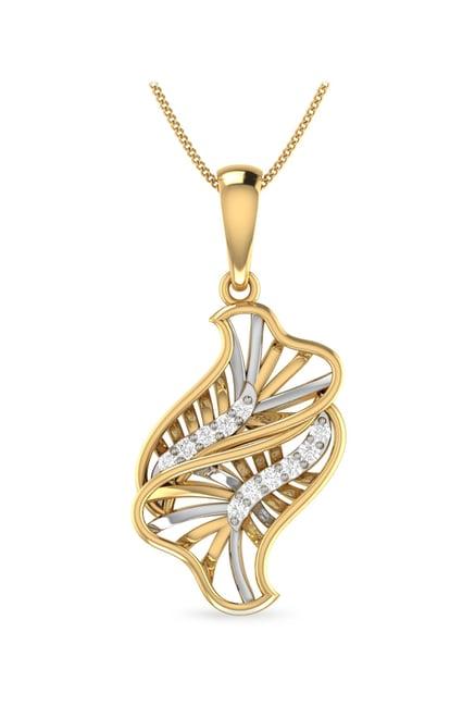 pc jeweller cuyler 22 kt gold pendant without chain