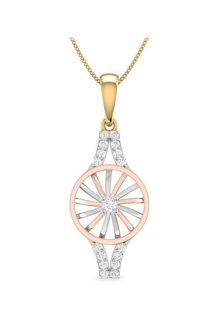 pc jeweller dallin 22 kt gold pendant without chain