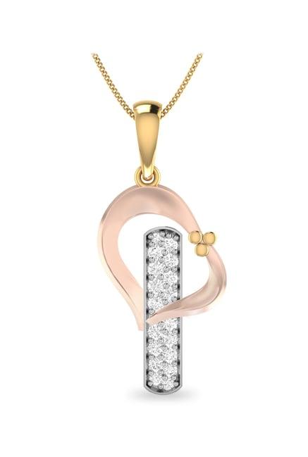 pc jeweller kearn 22 kt gold pendant without chain