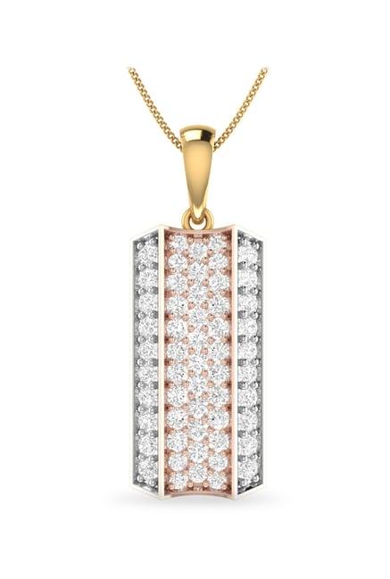 pc jeweller kearne 22 kt gold pendant without chain