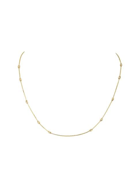 pc jeweller namasya 22k gold chain for women