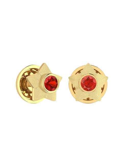 pc jeweller sitara 22 kt gold earrings