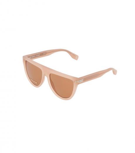 peach browline sunglasses