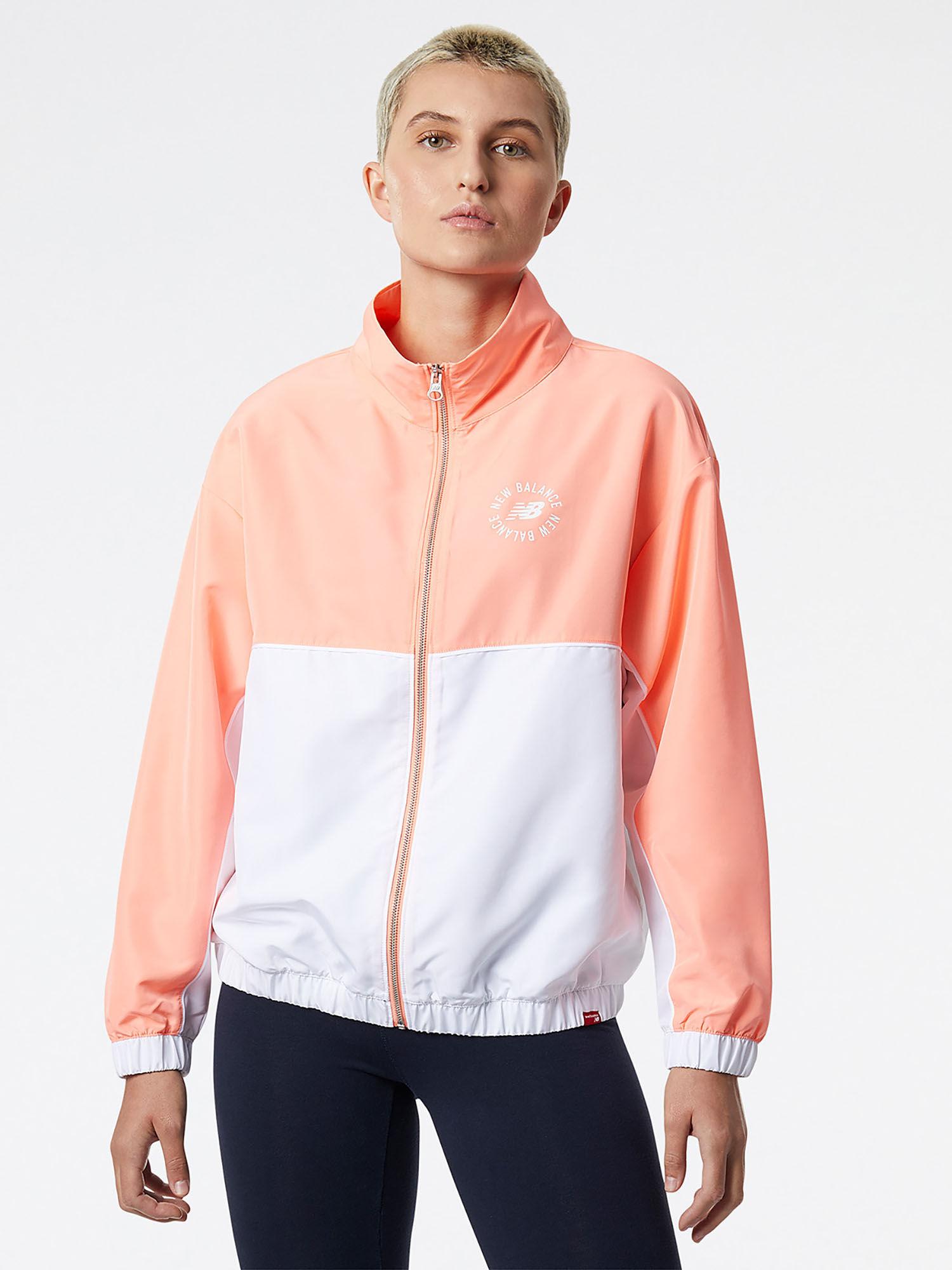 peach colorblock paradspk jacket