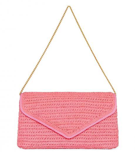 peach envelope medium shoulder bag