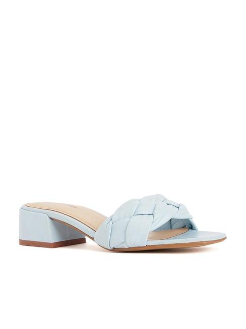 peach flores women's blue casual sandals