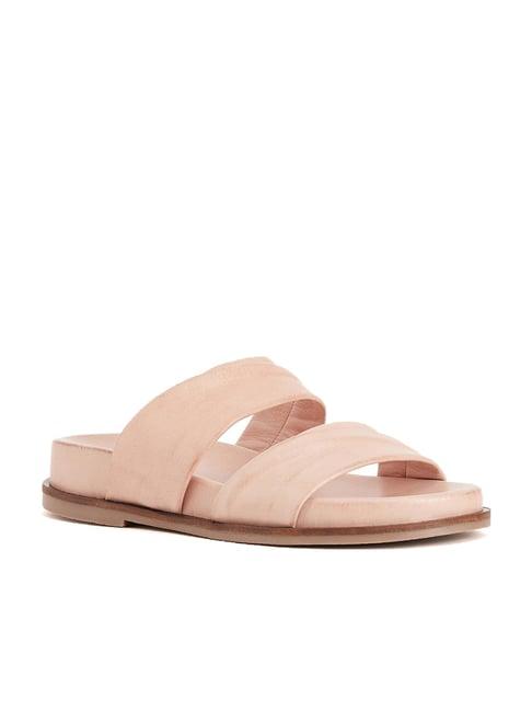 peach flores women's nude casual sandals