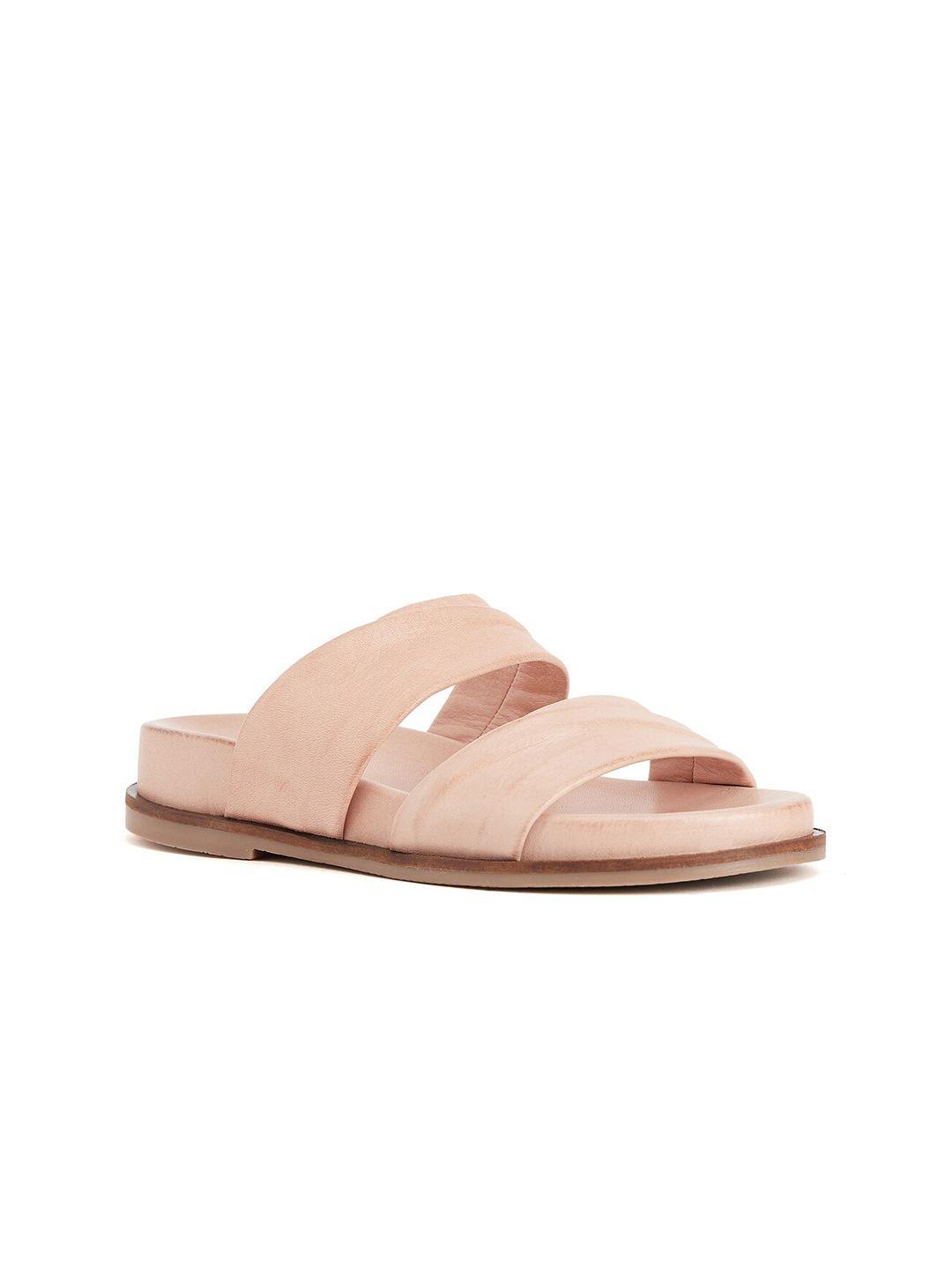 peach flores women nude-coloured ballerinas flats