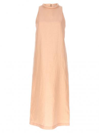 peach rivida dress