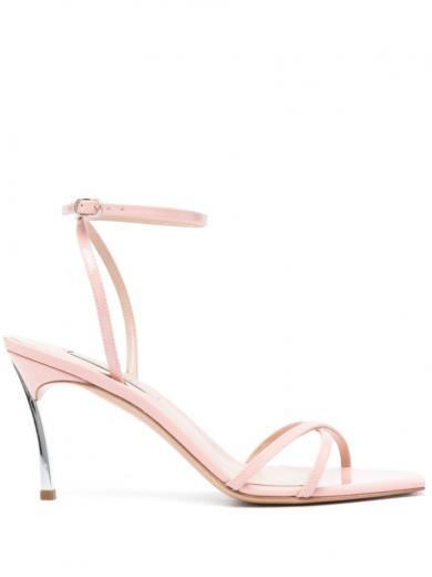 peach superblade heel sandals