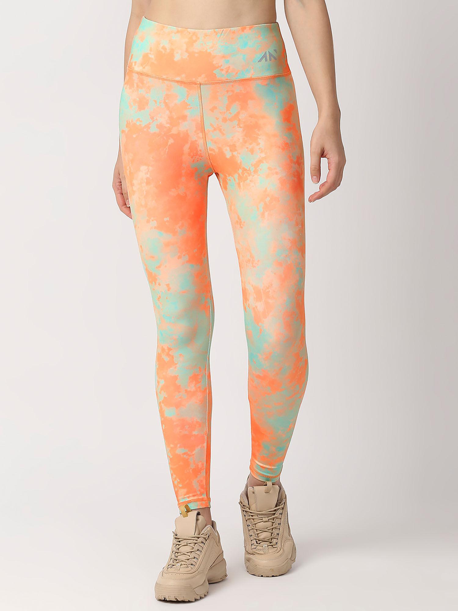 peach vogue training tights