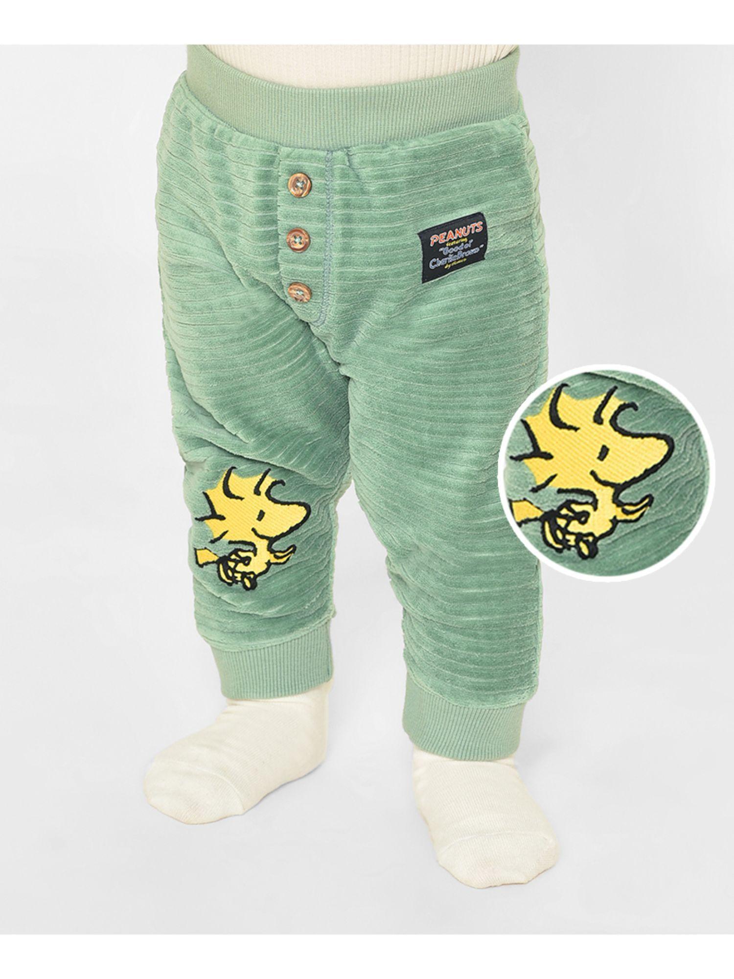 peanuts jogger for kids green