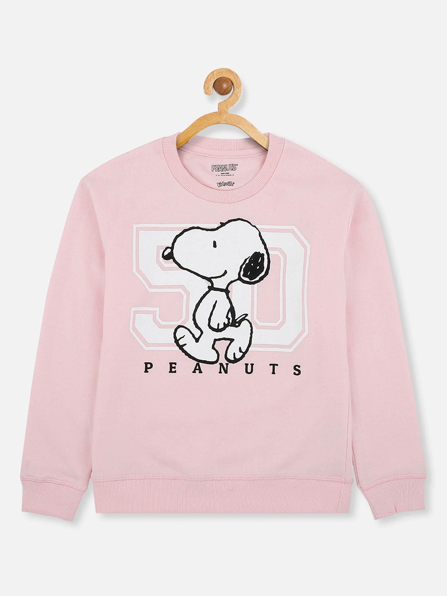 peanuts featured sweatshirt for girls