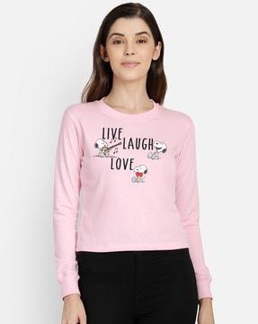 peanuts short sweatshirt