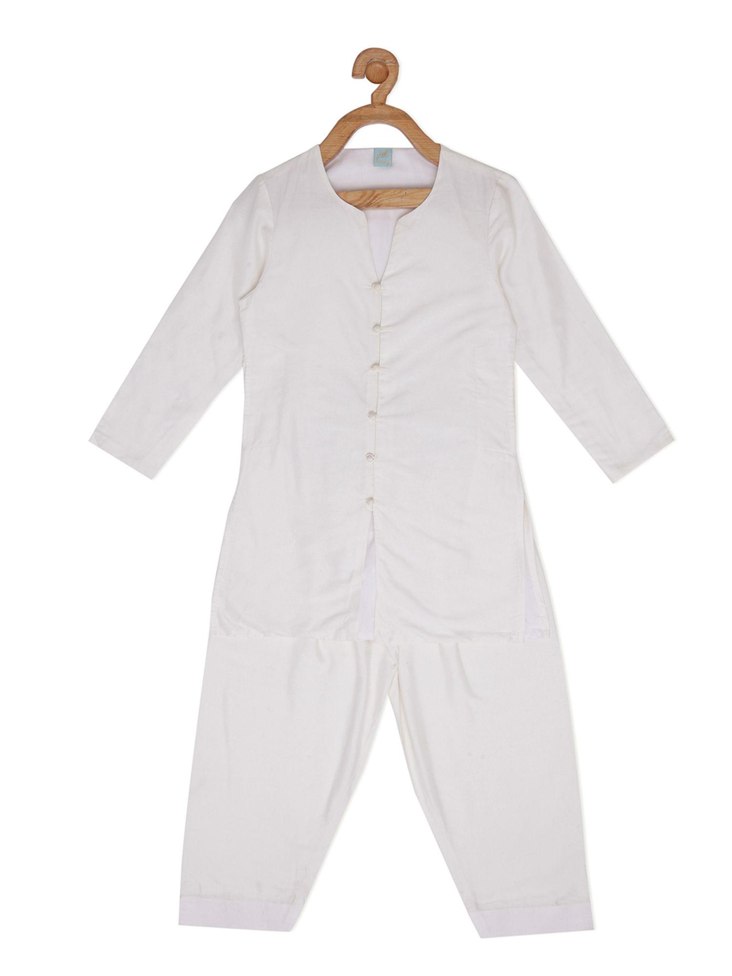 pearl kurta & pyjama (set of 2)