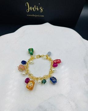 pearl link bracelet