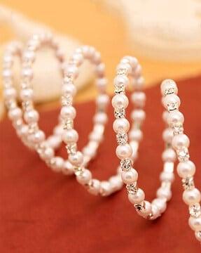 pearl multi-layered wrap bracelet