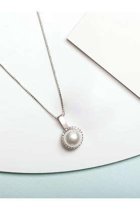 pearl sterling silver western chain