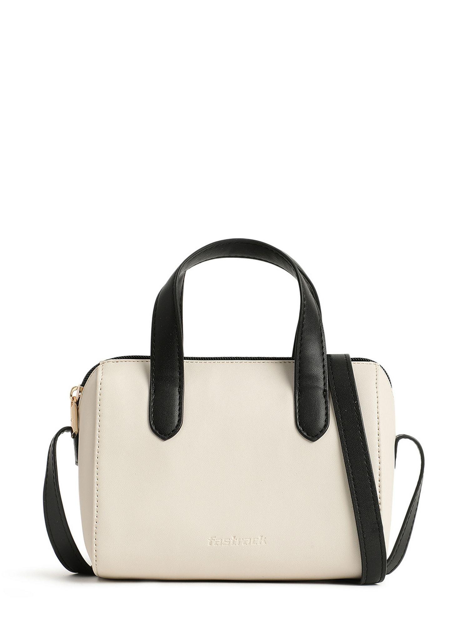 pearl white n casual sling bag for women