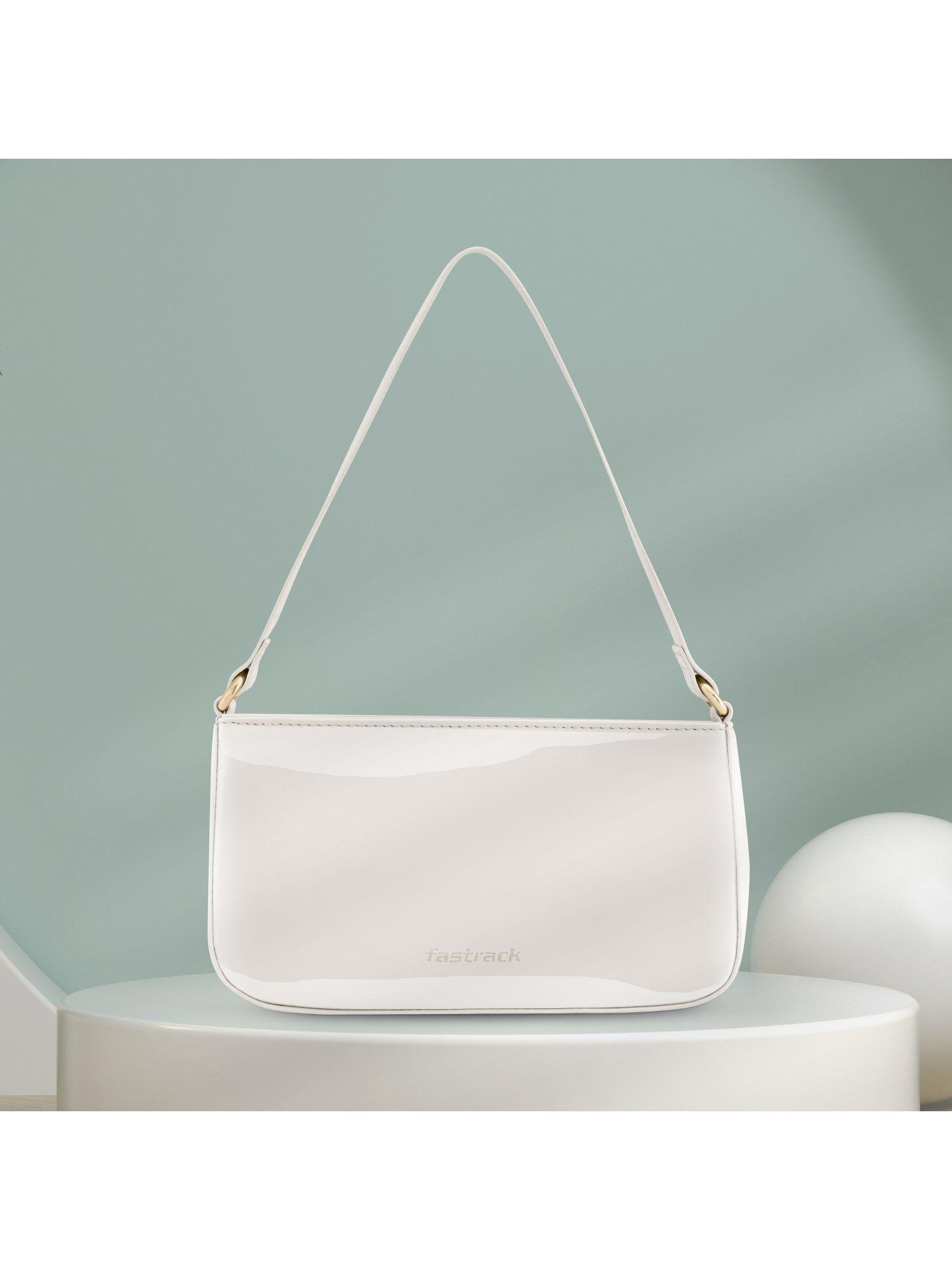 pearl white party shoulder bag for women