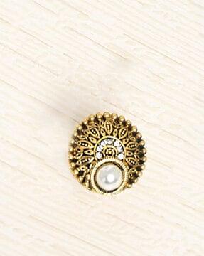 pearls ethnic traditional ring