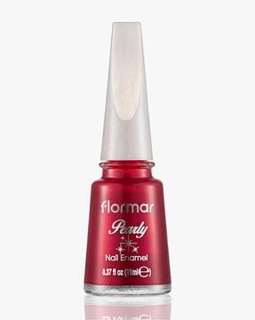 pearly nail enamel pl074- red attraction