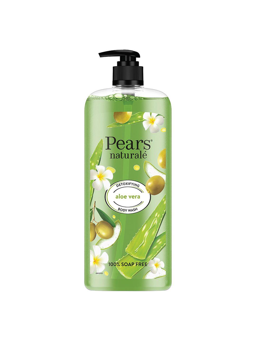 pears naturale detoxifying aloe vera soap-free body wash with olive oil - 750 ml
