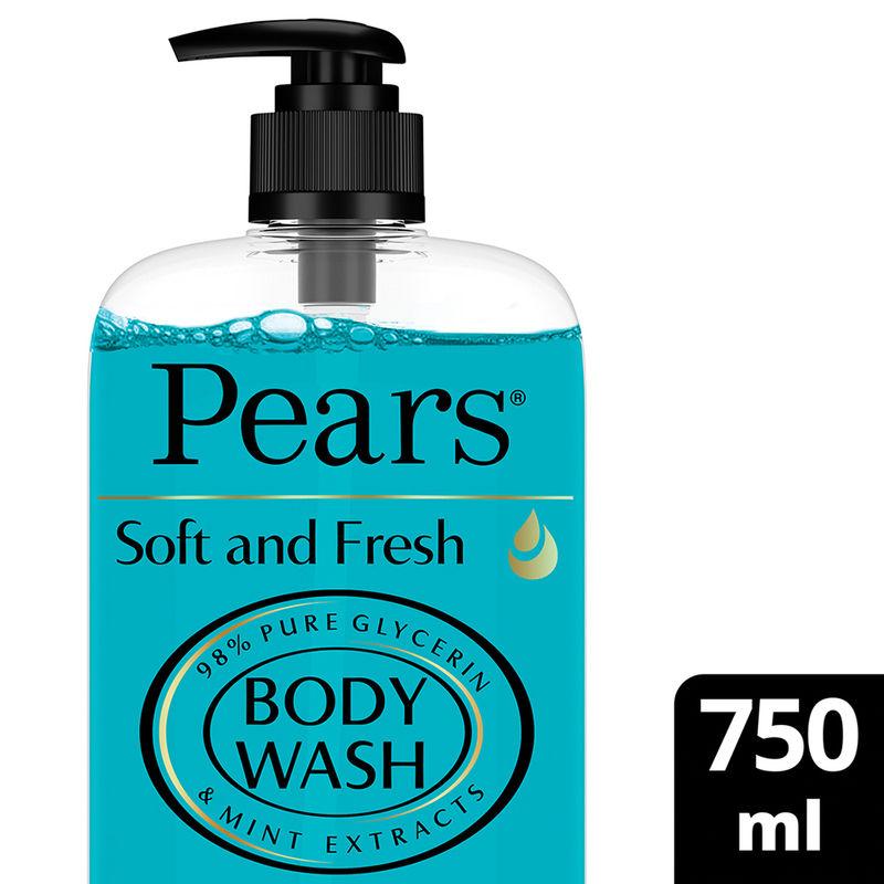 pears pure & gentle shower gel with super saver xl pump bottle & paraben free