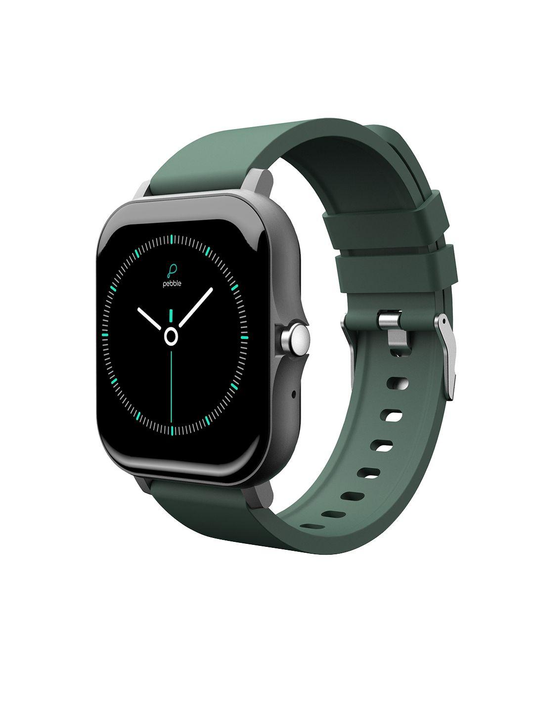 pebble  green solid  pebble prism ultra smart watches