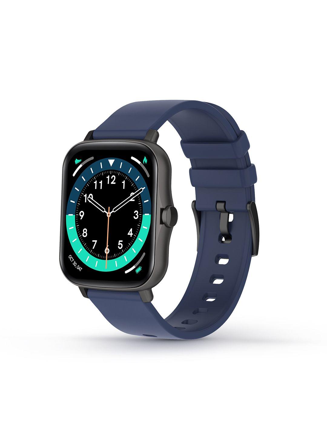 pebble cosmos pro 1.7 bluetooth calling smartwatch with internal memory -  blue