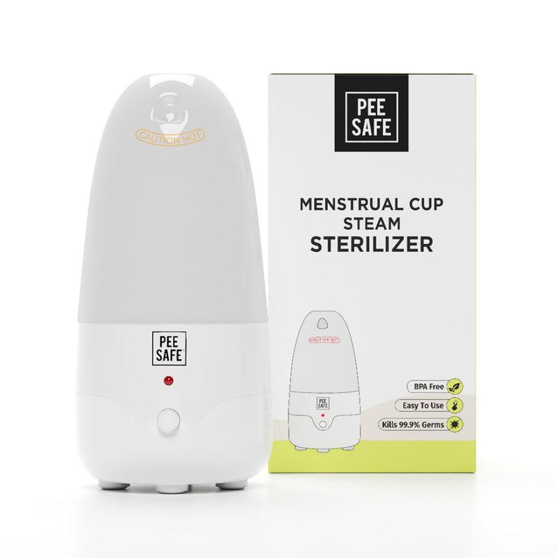 pee safe menstrual cup steam sterilizer