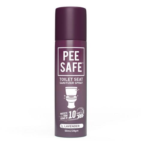 pee safe toilet seat sanitizer spray lavender (50 ml)