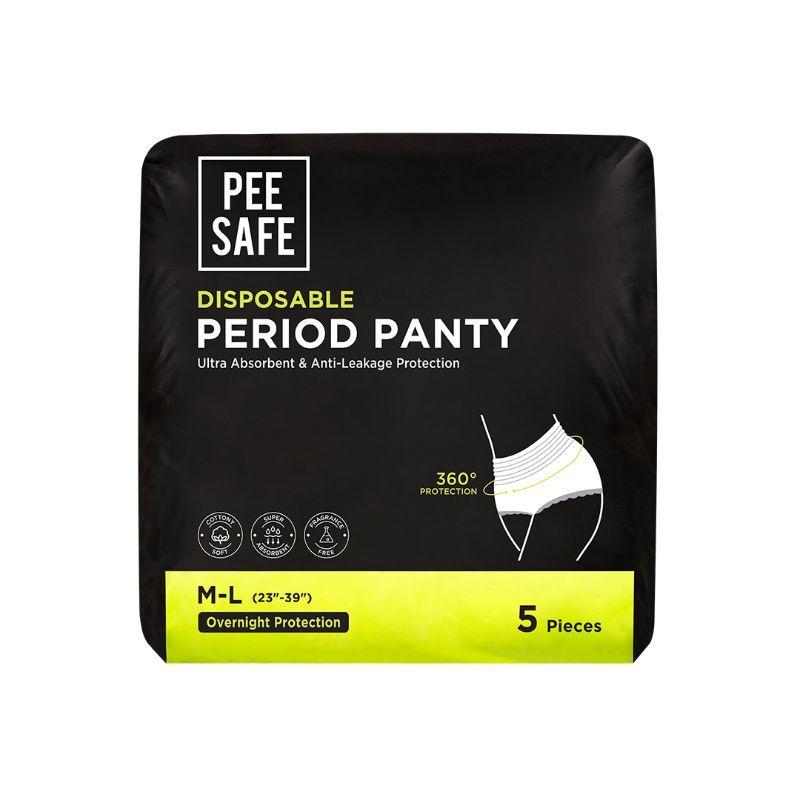 pee safe disposable period panty for women (m-l)