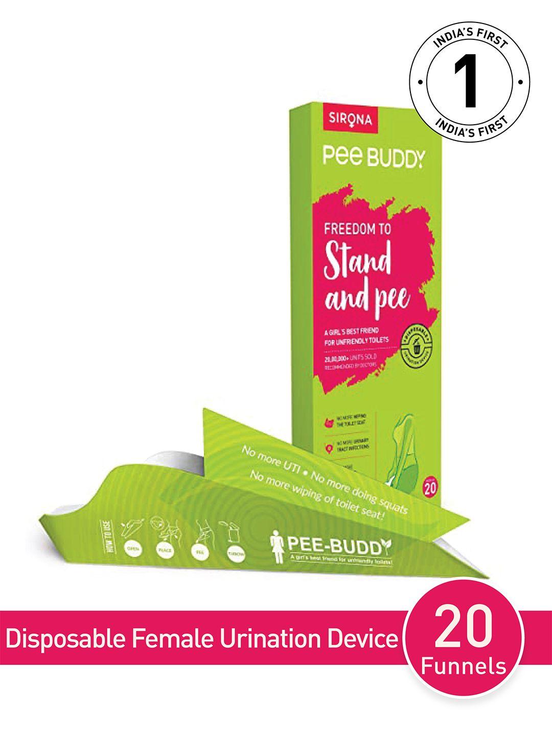 peebuddy disposable female urination device - 20 funnels