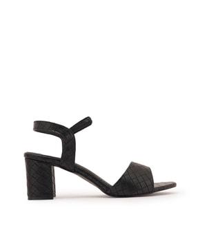 peep-toe heeled sandals