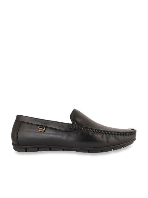 pelle albero men's black casual loafers