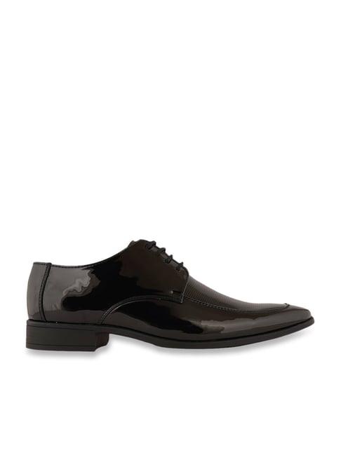 pelle albero men's black derby shoes