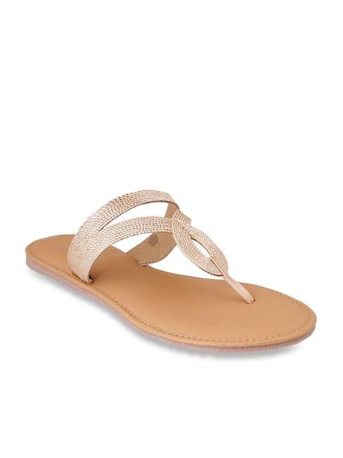 pelle albero women's golden t-strap sandals