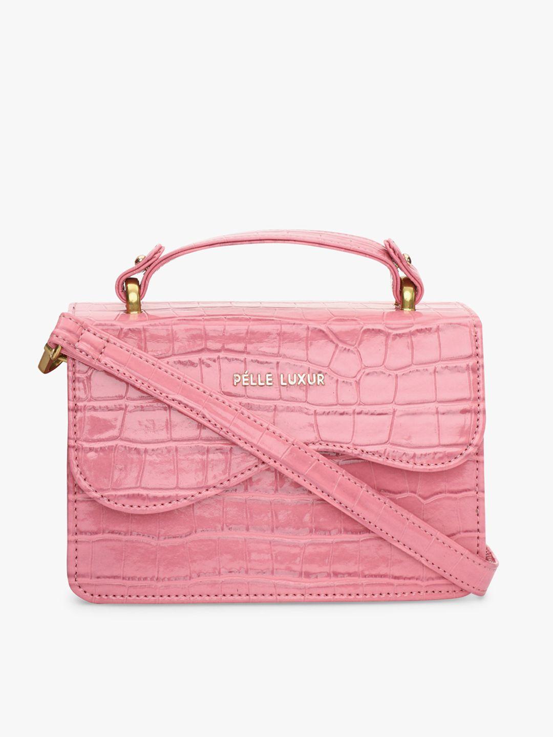 pelle luxur women textured miniature satchel