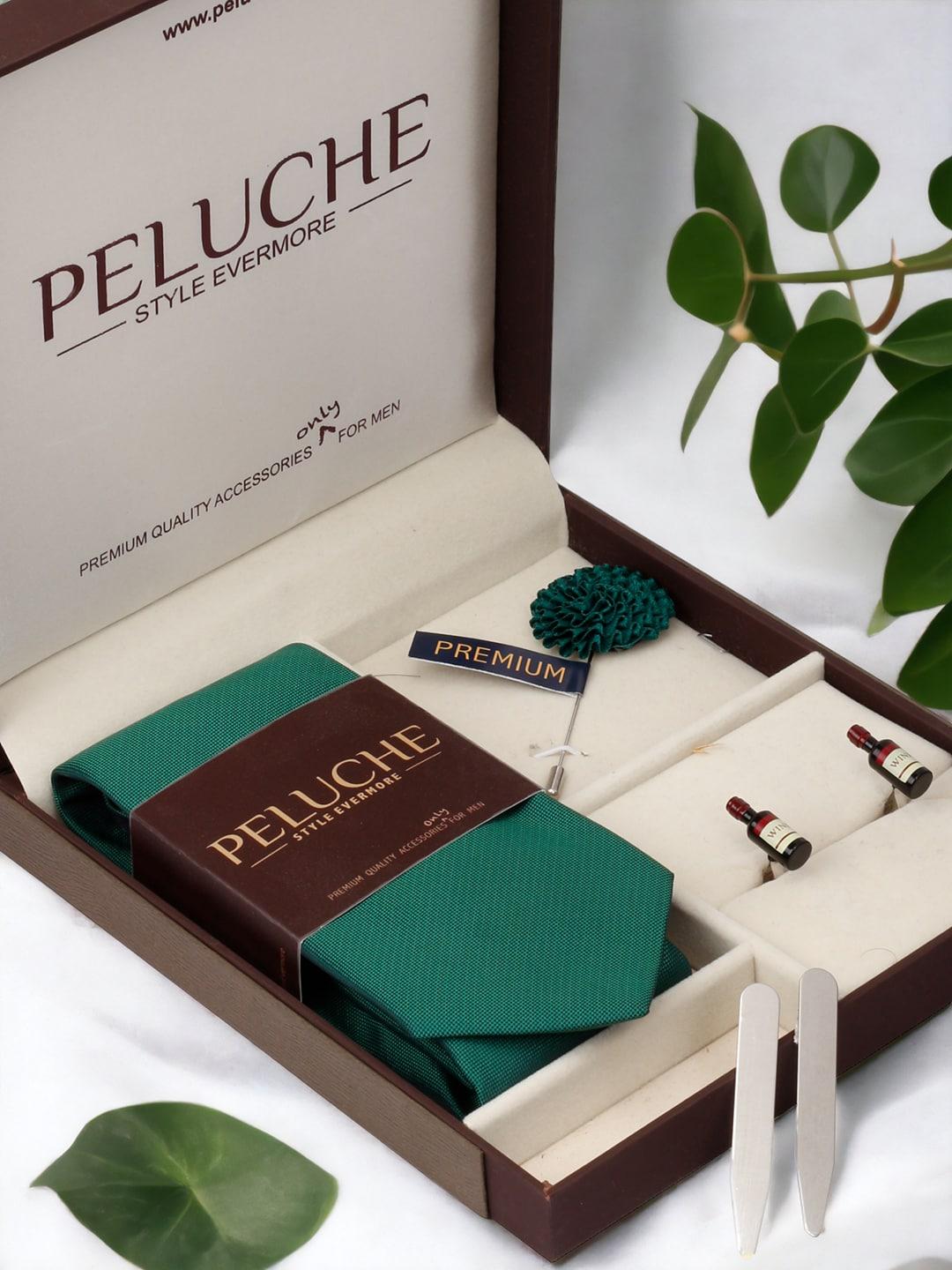 peluche men green accessory gift set