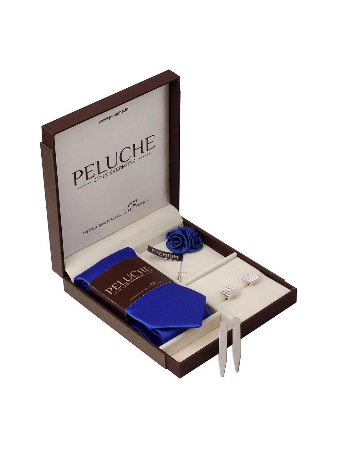 peluche blue men accessory gift set