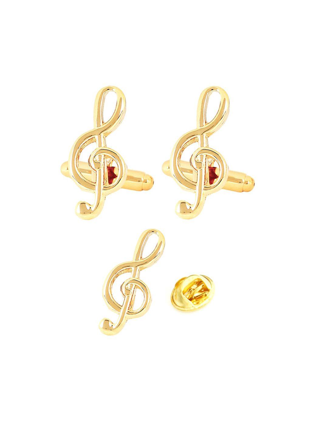 peluche gold-toned solid symbol of music accessory gift set