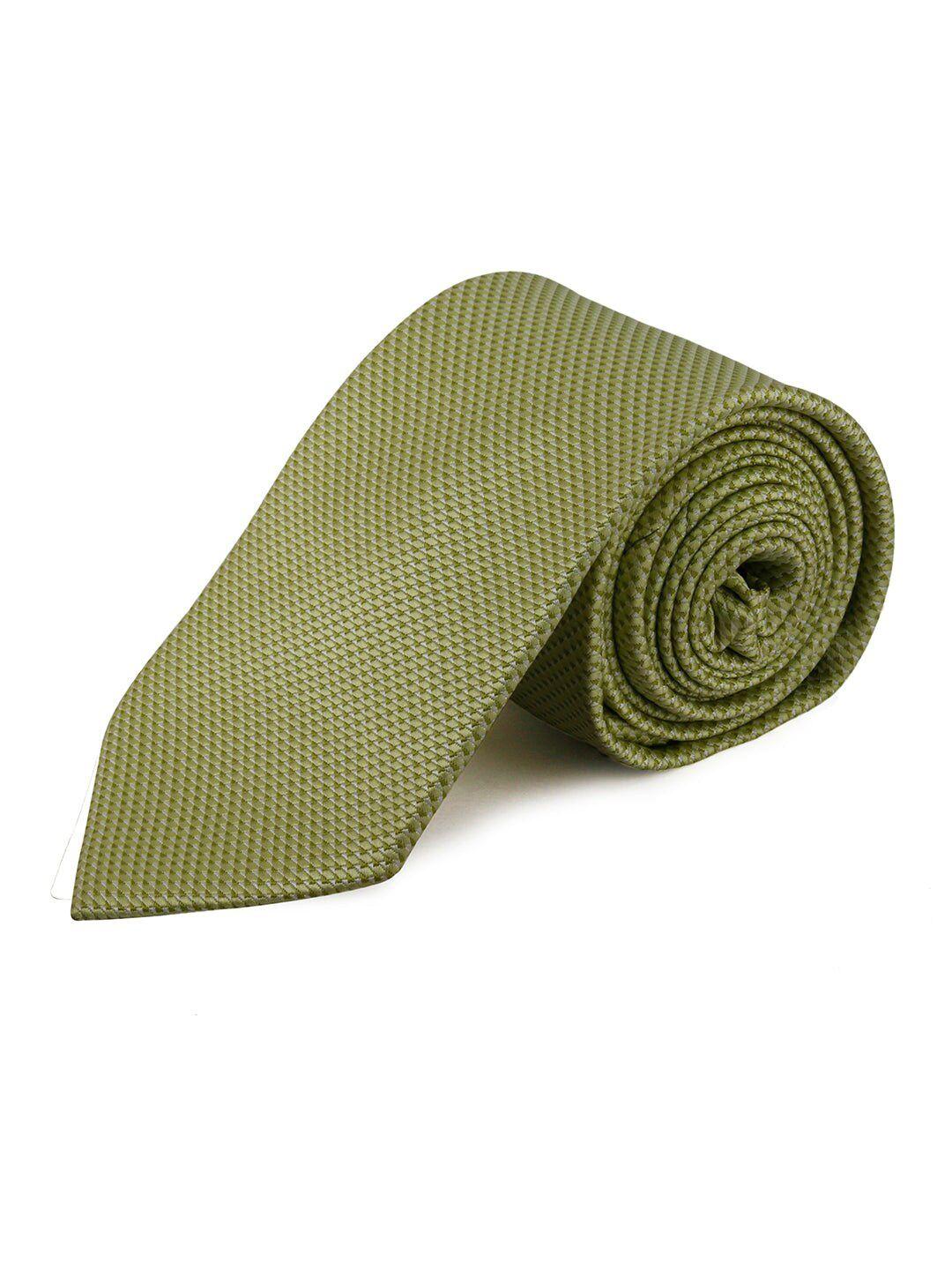 peluche men green broad tie