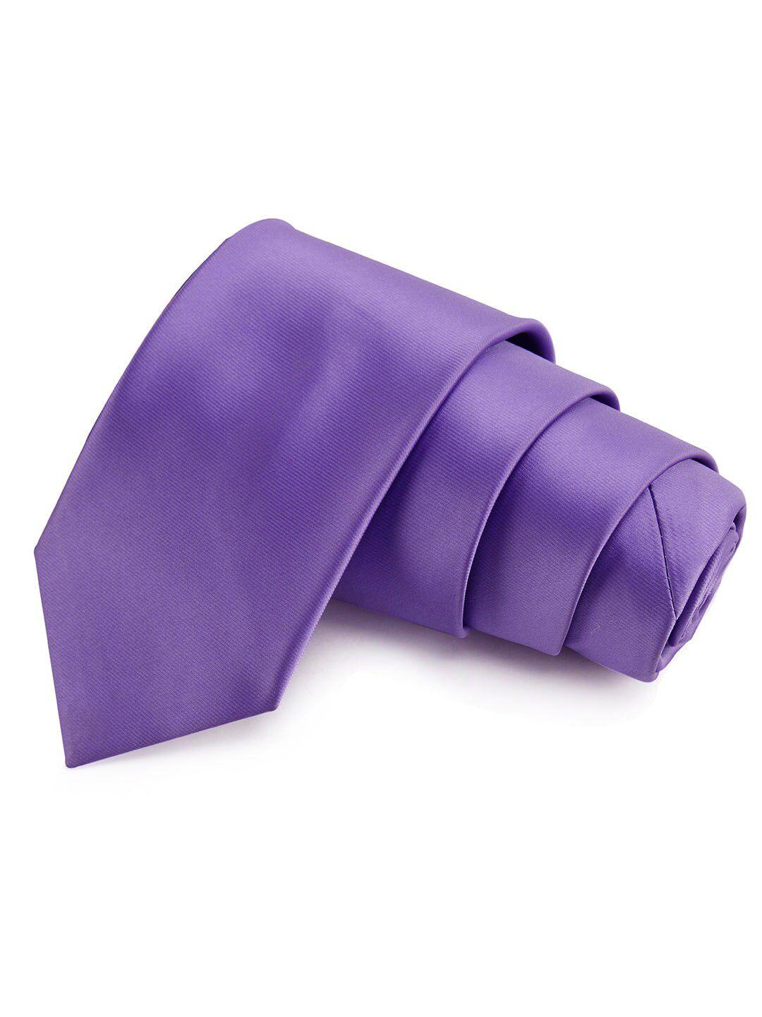 peluche men purple skinny tie