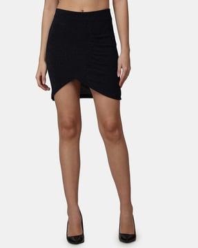 pencil skirt with elasticated waist