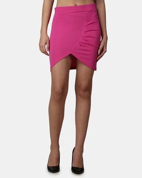 pencil skirt with elasticated waist