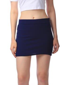 pencil skirt with elasticated waist