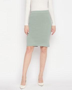 pencil straight mini skirt